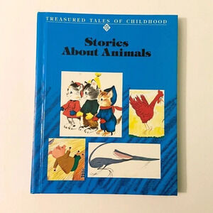 Vintagee  1974 Treasured Tales Of Childhood Stories About Animals Barbara Simons